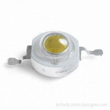 New 1W High-power LED, Green Color, 525nm, with Peak Current of 350mA, 60lm